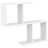 vidaXL Wandregal Wei&szlig; 60 x 12 x 50,5 cm Holzwerkstoff