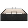 vidaXL Ottoman-Bett ohne Matratze Schwarz 90x200 cm Stoff