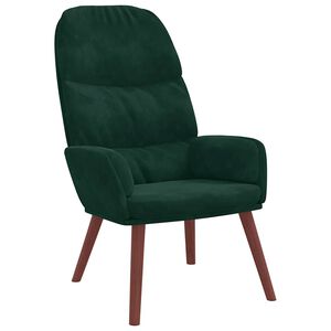 vidaXL Relaxsessel Dunkelgr&uuml;n Samt