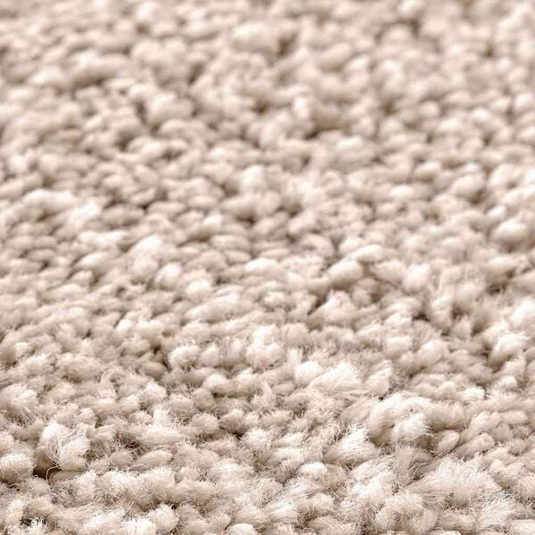 vidaXL Rutschfeste Badematte mit Toilettenausschnitt Creme 50 x 50 cm