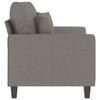 vidaXL 2-Sitzer-Sofa Taupe 120 cm Stoff