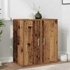 vidaXL Schuhschr&auml;nke 2 Stk. Altholz-Optik 32x35x70 cm Holzwerkstoff