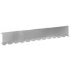 vidaXL Raseneinfassung 20 pcs 102 x 15 x 4 cm Stahl Silber
