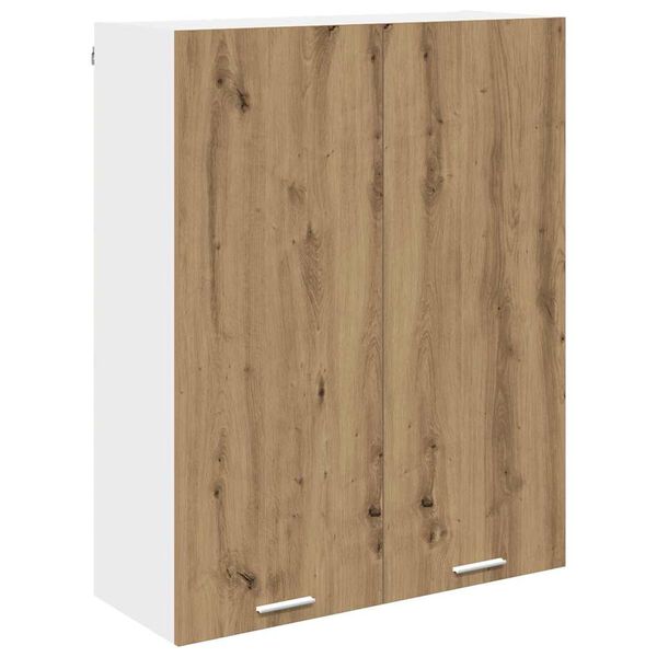 vidaXL H&auml;ngeschrank Artisan-Eiche 80 x 31 x 100 cm Holzwerkstoff