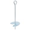 vidaXL Erdanker 2 stk. &Oslash;10 x 30 cm Galvanisiertes Metall Silber