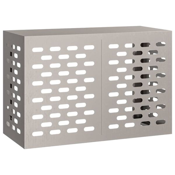 vidaXL Klimaanlagenabdeckung Rostig 90 x 40 x 60 cm Wetterfeststahl