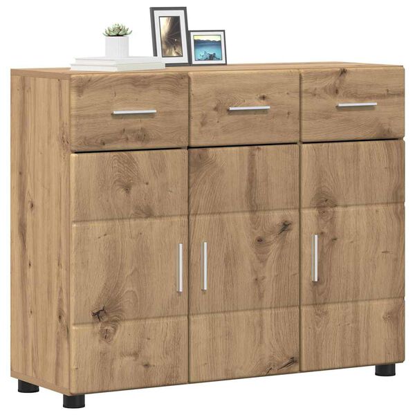 vidaXL Sideboard Artisan-Eiche 88,5 x 30,5 x 73 cm Holzwerkstoff
