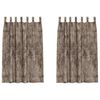 vidaXL Samtvorh&auml;nge 2 stk. Cappuccino 175 x 140 cm Samt