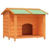vidaXL Hundeh&uuml;tte Braun 96x87x80,5 cm Massivholz Kiefer