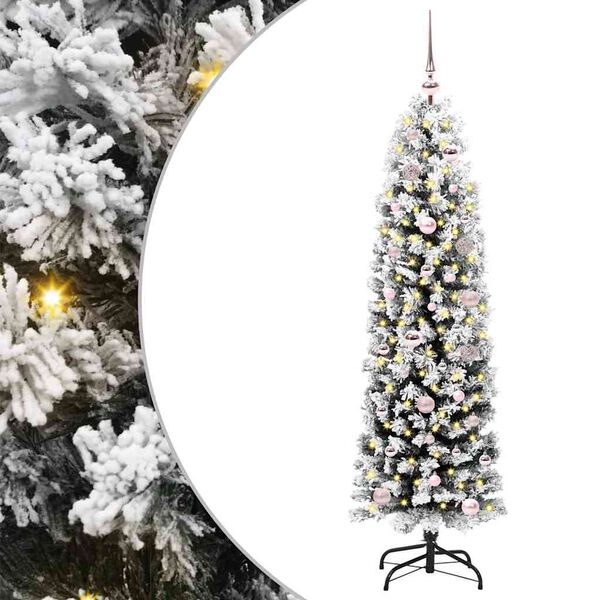 vidaXL Künstlicher Weihnachtsbaum mit 150 LEDs mit Ständer Grün 150 cm