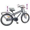 vidaXL Kinderfahrrad 20 Zoll f&uuml;r 6-11 Jahre alt Dunkelgrau