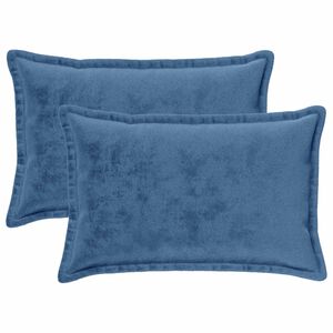 vidaXL Kissenbezug 2 pcs HOUTEN Himmelblau 50 x 80 cm Flanell
