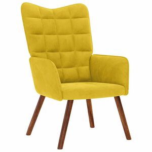 vidaXL Relaxsessel Gelber Samt