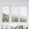 vidaXL Fensterfolien Matt Grau PVC