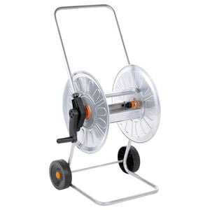 vidaXL Schlauchwagen f&uuml;r 80 m 1/2" oder 50 m 3/4" Schlauch Stahl