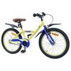 vidaXL Kinderfahrrad 18 Zoll f&uuml;r 5-7 Jahre alt Gelb