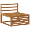 vidaXL Outdoor-Sofagarnitur 9 pcs Natur Massivholz Akazie