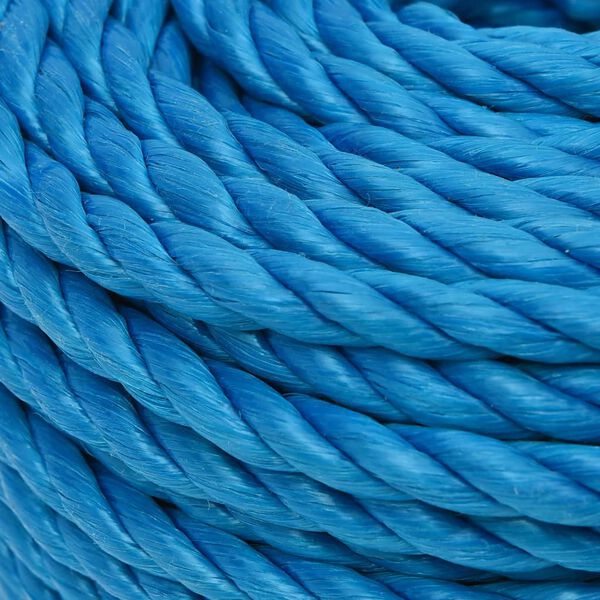 vidaXL Arbeitsseil Blau 14 mm 50 m Polypropylen