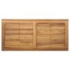 vidaXL Tisch Braun 95 x 45 x 40 cm Massivholz Teak