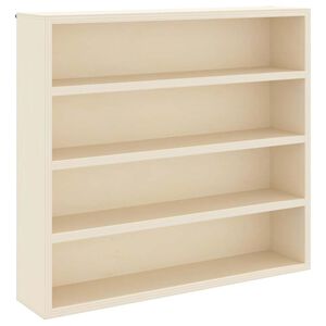 vidaXL Wanddisplay-Case Wandhalterung Beige 40 x 8,5 x 37 cm