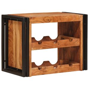 vidaXL Weinregal Braun 60 x 45 x 33 cm Massivholz Akazie