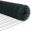 vidaXL Eurozaun Grün 0.4 x 50 m PVC-beschichtetes Eisen
