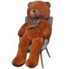 vidaXL Weicher XXL-Plüsch-Teddybär Braun 85 cm