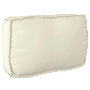 vidaXL Kissen Creme 70 x 40 x 12 cm Oxford-Stoff