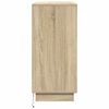 vidaXL LED-Sideboard Sonoma-Eiche 71 x 34,5 x 75 cm Holzwerkstoff