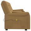 vidaXL 4-Sitzer Massagesessel mit Getr&auml;nkehalter Taupe