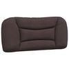vidaXL Bett mit Matratze "Hvar" Dunkelbraun 90x190 cm Stoff