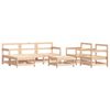 vidaXL 7-tlg. Garten-Lounge-Set Massivholz Kiefer