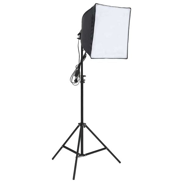 vidaXL Fotostudio-Beleuchtung Set mit Hintergründen und Reflektor
