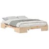 vidaXL Bettgestell Braun 160 x 200 cm