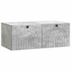 vidaXL Wandmontierter TV-Schrank Betongrau 78,5 x 41 x 30 cm