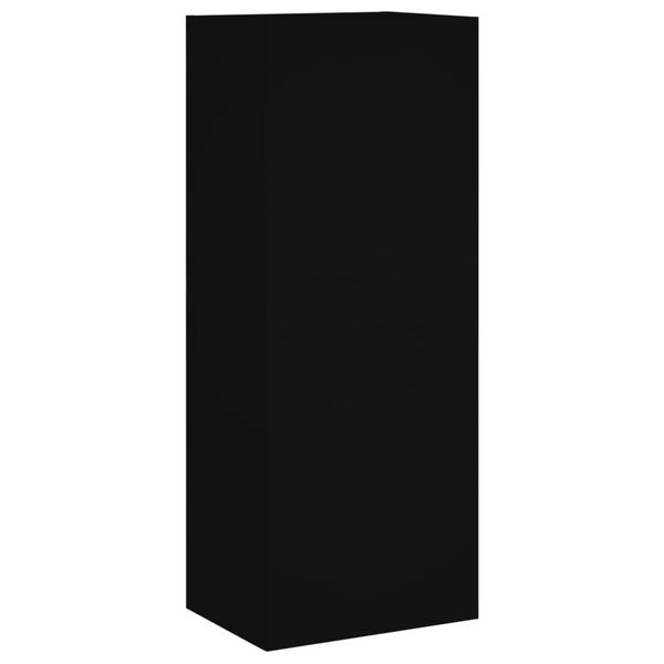 vidaXL TV-Wandschrank Schwarz 40,5x30x102 cm Holzwerkstoff