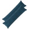 vidaXL Kissen mit Kissen HOUTEN 2 Stk. Blau Samt