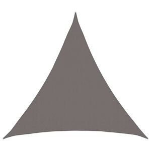 vidaXL Sonnensegel Dreieckig 2 x 2 x 2 m HDPE Hellgrau