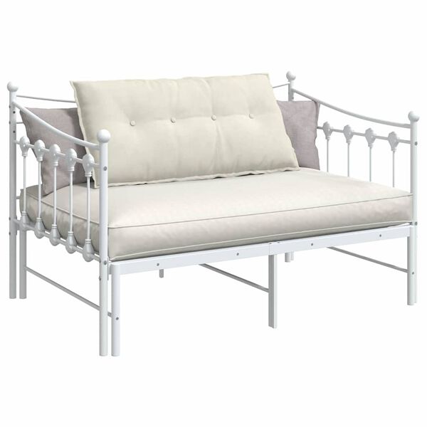 vidaXL R&uuml;ckenkissen Creme 100 x 50 cm Cordstoff