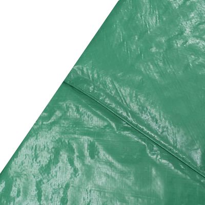 vidaXL Trampolin-Randabdeckung PE Grün für 4,26 m Runde Trampoline