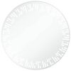 vidaXL Badezimmerspiegel mit LED 70 cm