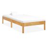 vidaXL Massivholzbett Eiche 90x200 cm