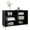vidaXL Sideboard Schwarz 103,5x35x70 cm Holzwerkstoff