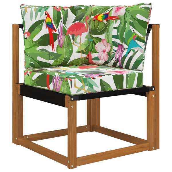 vidaXL Sofakissen f&uuml;r drau&szlig;en 3 pcs Bunt Polyester