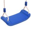vidaXL Schaukelsitze mit Seilen 2 Stk. Blau 38x16 cm Polyethene
