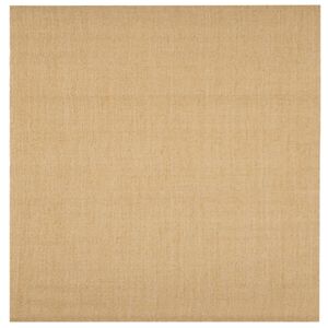 vidaXL Teppich Natur Sisal 100x100 cm