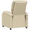 vidaXL Massagesessel Creme Stoff