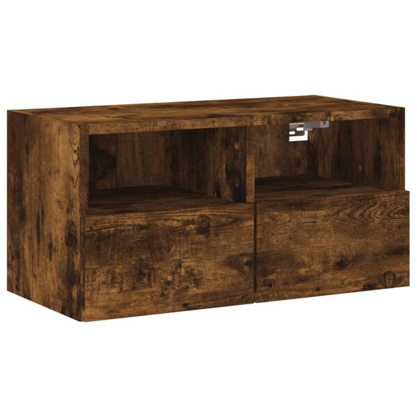 vidaXL TV-Wandschrank R&auml;uchereiche 60x30x30 cm Holzwerkstoff