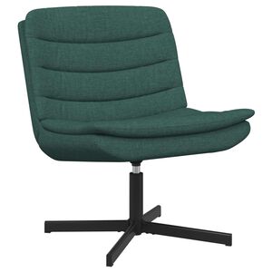 vidaXL Drehstuhl Dunkelgr&uuml;n 63 x 75 x 76 cm Stoff