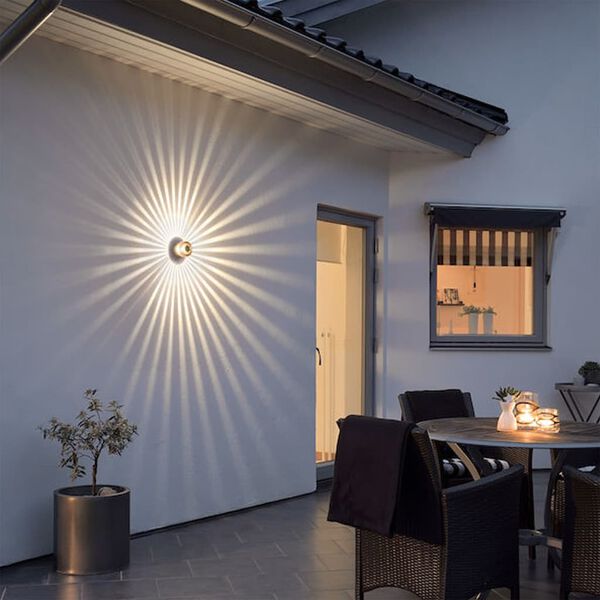 KONSTSMIDE LED-Wandleuchte Monza 1x3 W Anthrazit